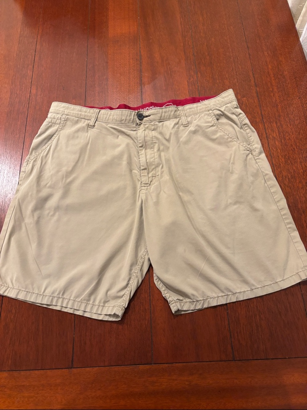 Wrangler Men's Beige Casual Chino Shorts Size 40